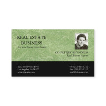 Cartes de visite d'agent immobilier Marmorino