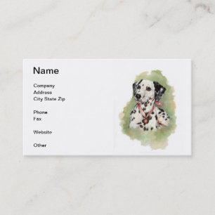 Cartes de visite dalmatiens