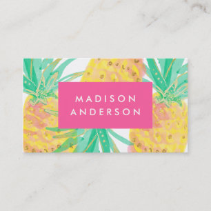 Cartes de visite d'ananas