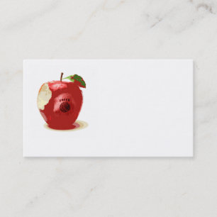 Cartes de visite d'Apple de joker