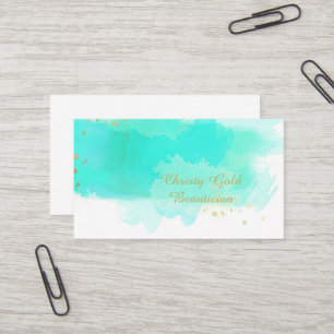 Cartes de visite d'aquarelle