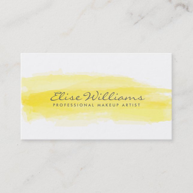 Cartes de visite d'aquarelle (Devant)