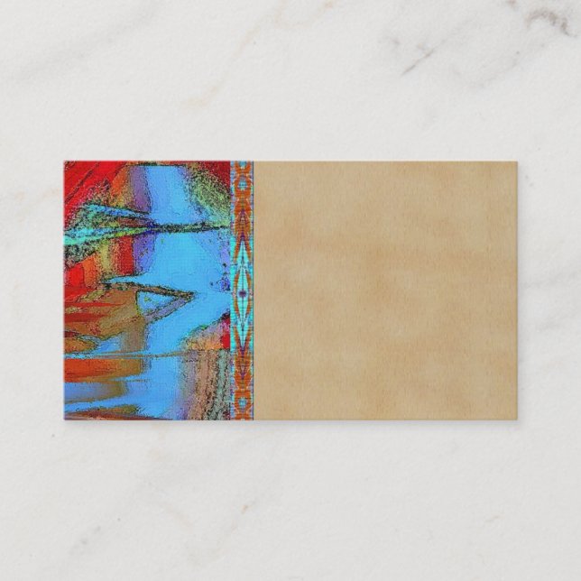 Cartes de visite d'art de Sedona de la terre de (Devant)