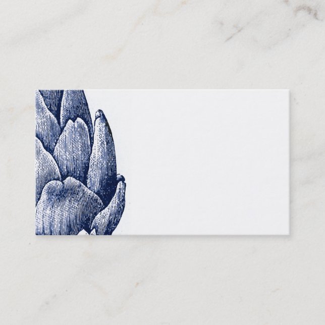 Cartes de visite d'artichaut (Devant)