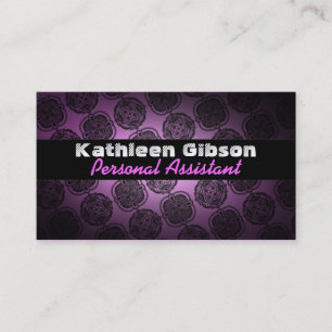 Cartes de visite d'assistant personnel