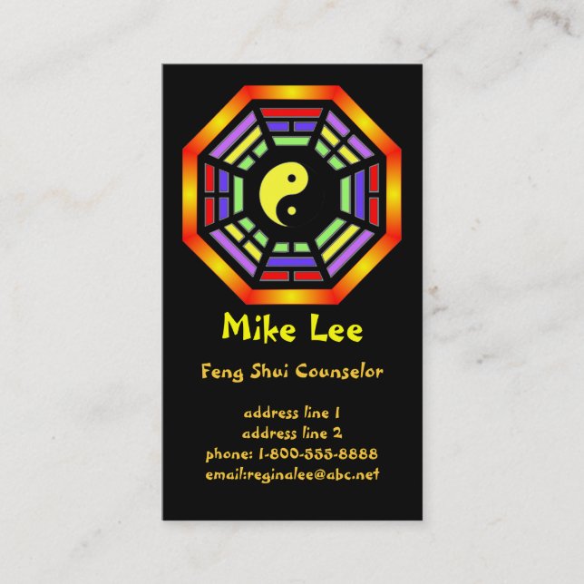Cartes de visite de Bagua (Devant)