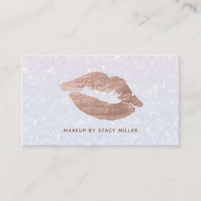 Cartes de visite de baiser à baguette personnalisa (Devant)