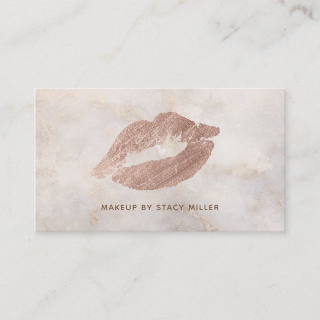 Cartes de visite de baiser à baguette personnalisa (Devant)