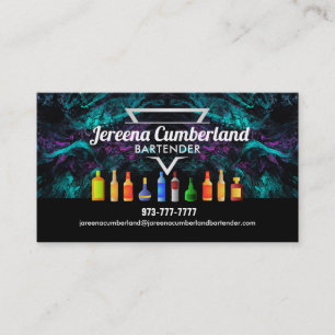 Cartes de visite de barmans Slogans