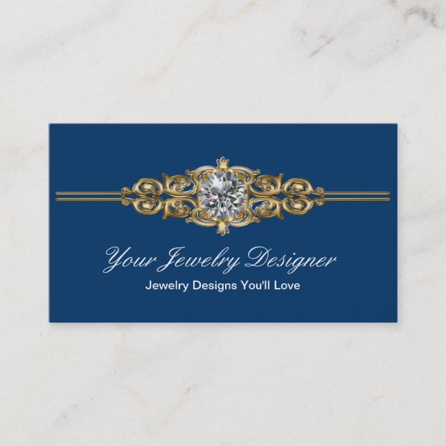 Cartes de visite de bijoutier (Devant)