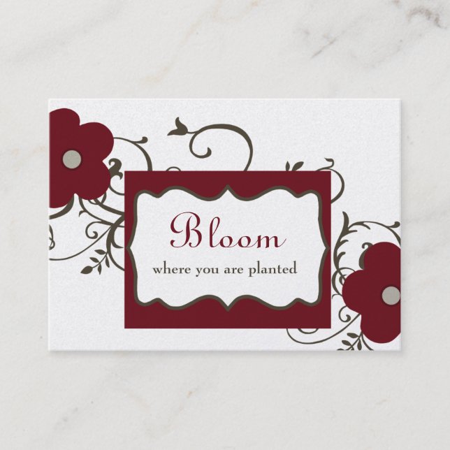 Cartes de visite de Bloom Chubby (Devant)