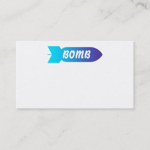 Cartes de visite de bombe