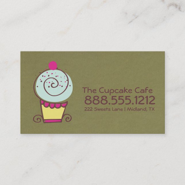Cartes de visite de boulangerie (Devant)