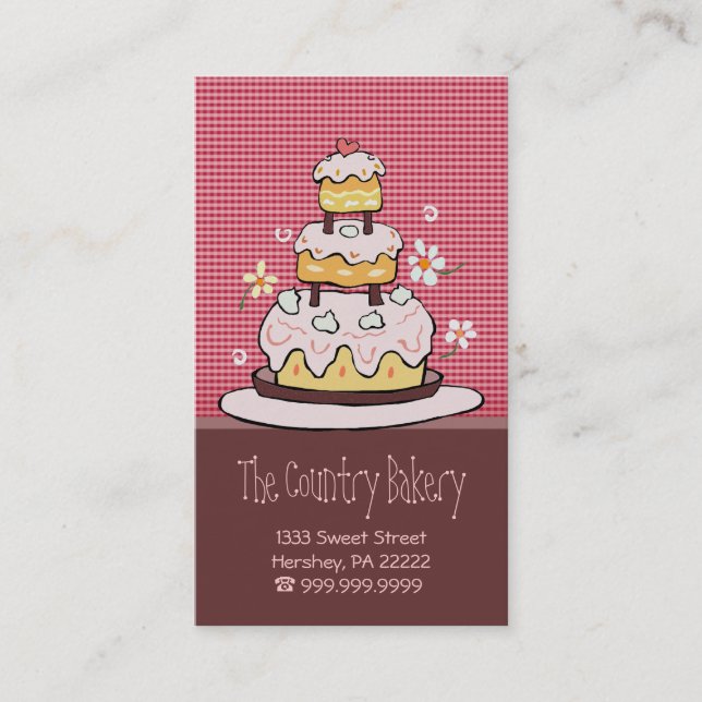 Cartes de visite de boulangerie (Devant)