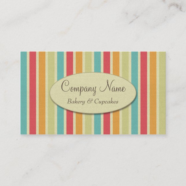 Cartes de visite de boulangerie (Devant)