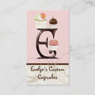 Cartes de visite de boulangerie de dessert de