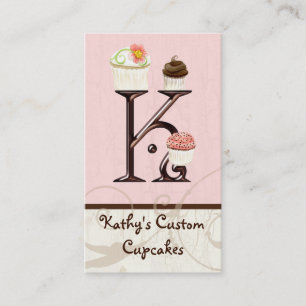 Cartes de visite de boulangerie de dessert de