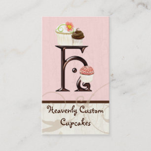 Cartes de visite de boulangerie de dessert de