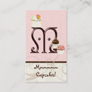 Cartes de visite de boulangerie de dessert de
