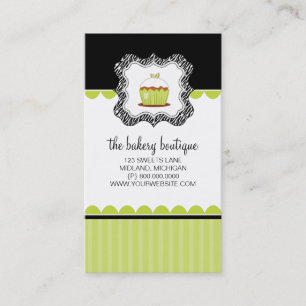 Cartes de visite de boulangerie ou de magasin de