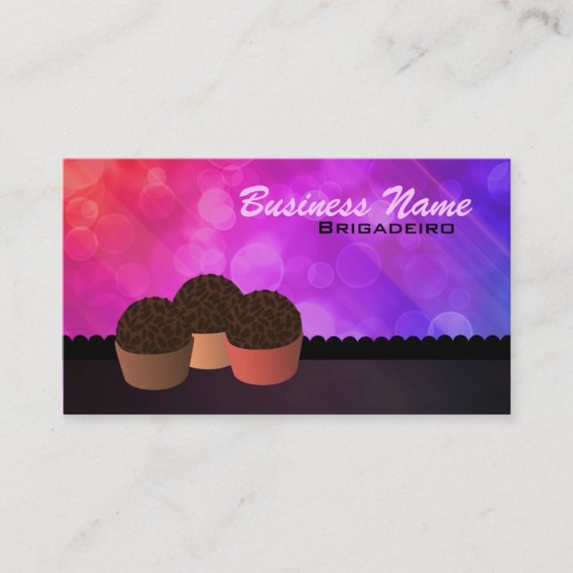 Cartes de visite de Brigadeiro (Devant)