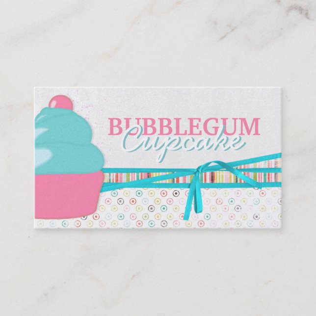 Cartes de visite de Bubblegum Cupcake (Devant)