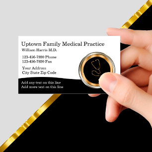 Cartes de visite de bureau Médicale classique