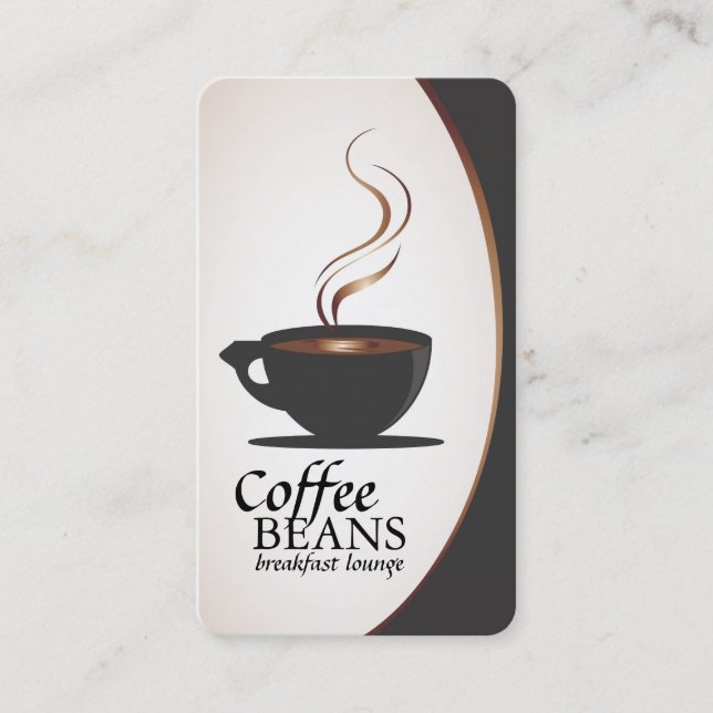 Cartes de visite de café-restaurant (Devant)