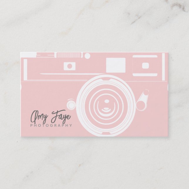 Cartes de visite de caméra | Photographie (Devant)