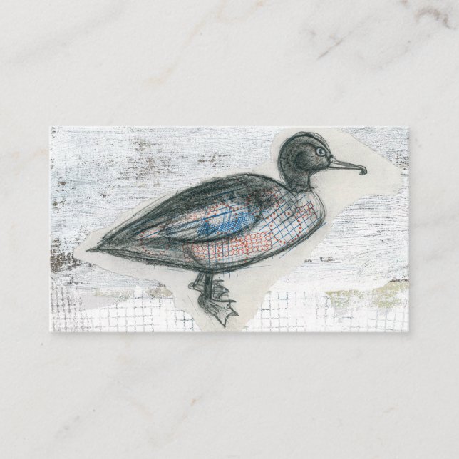 Cartes de visite de canard - Carte de visite d'ois (Devant)