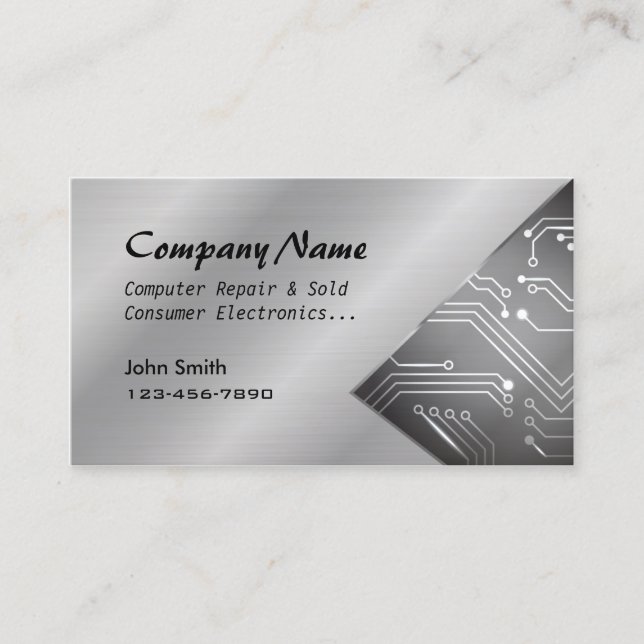 cartes de visite de carte de circuits vendus par C (Devant)