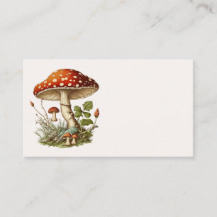 Cartes de visite de champignons magiques