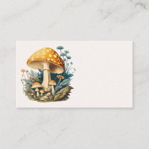 Cartes de visite de champignons magiques
