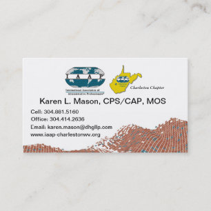 Cartes de visite de chapitre d'IAAP WV