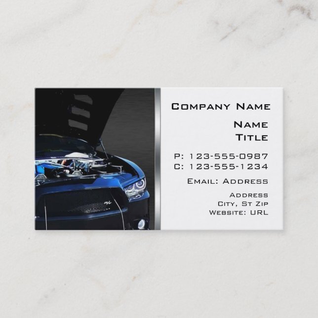Cartes de visite de chargeur de Dodge (Devant)