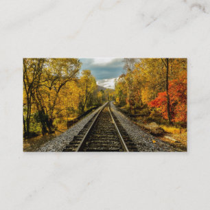 Cartes de visite de chemin de fer