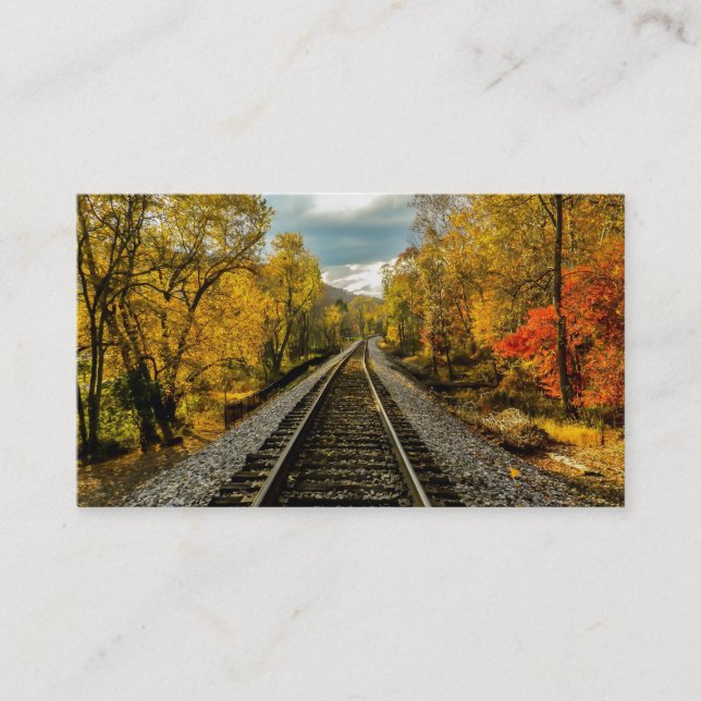 Cartes de visite de chemin de fer (Devant)