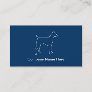 Cartes de visite de chien