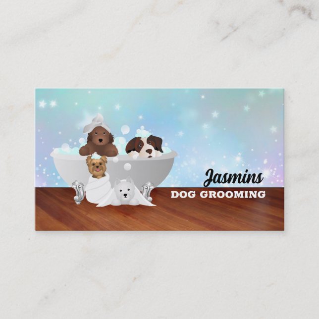 Cartes de visite de chiens (Devant)