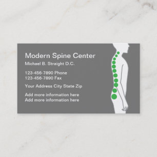 Cartes de visite de chiroprakteur