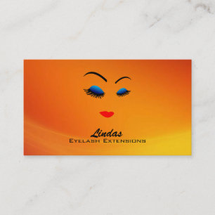 Cartes de visite de cils