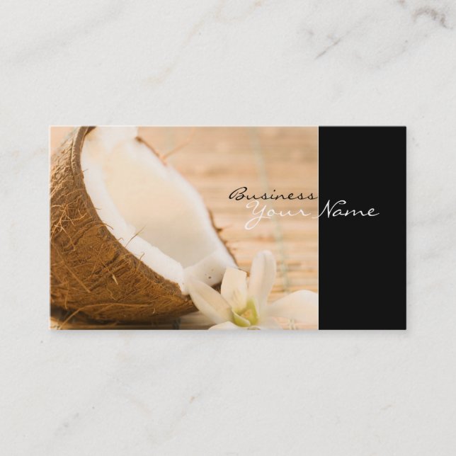 Cartes de visite de coco (Devant)