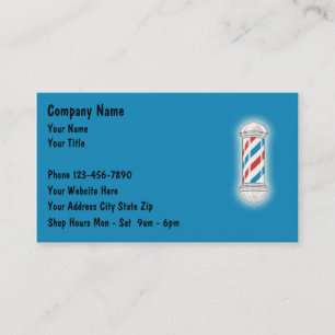 Cartes de visite de coiffeur