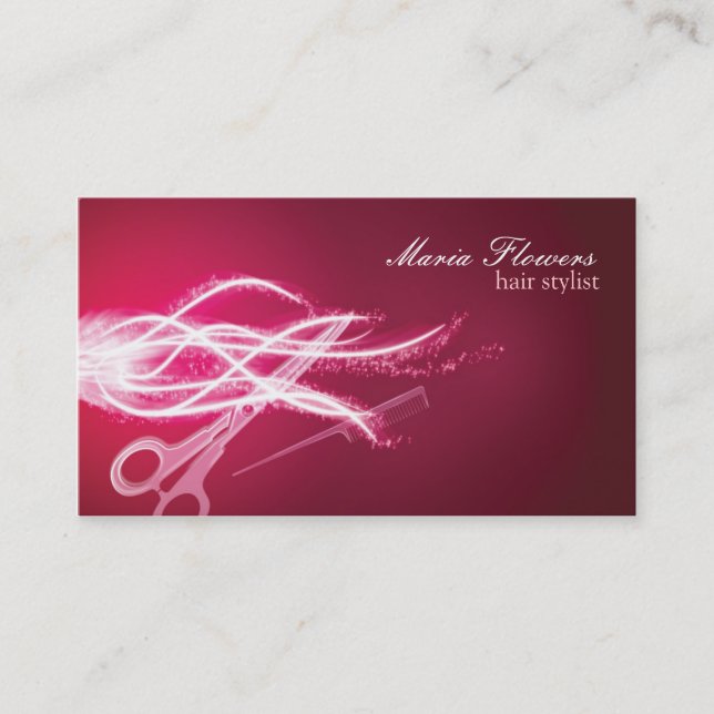 cartes de visite de coiffeur (Devant)