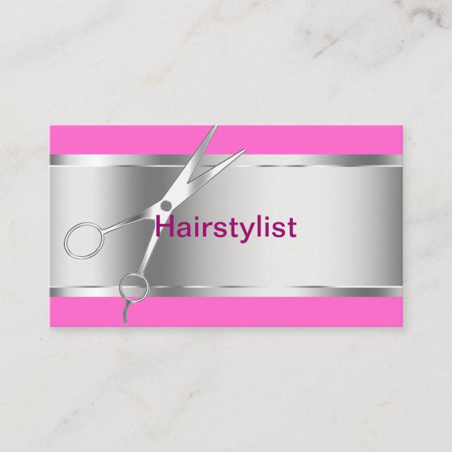 Cartes de visite de coiffeur (Devant)