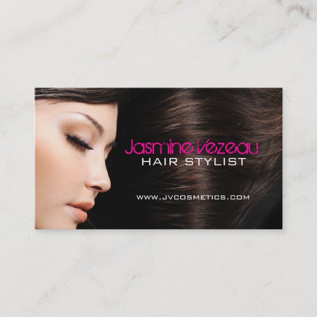Cartes de visite de coiffeur (Devant)