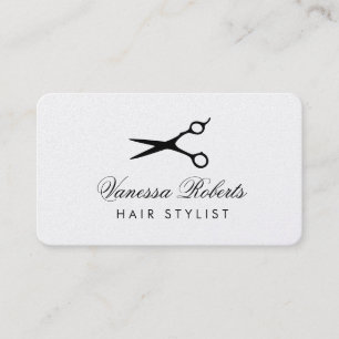 Cartes de visite de coiffeur pour les salons de co