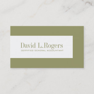 Cartes de visite de comptable