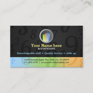 Cartes de visite de comptable
