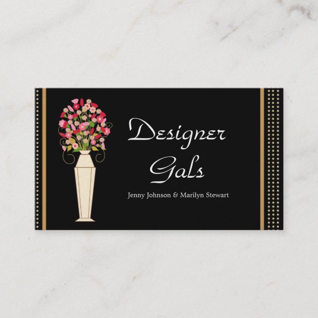 Cartes de visite de concepteur (Devant)